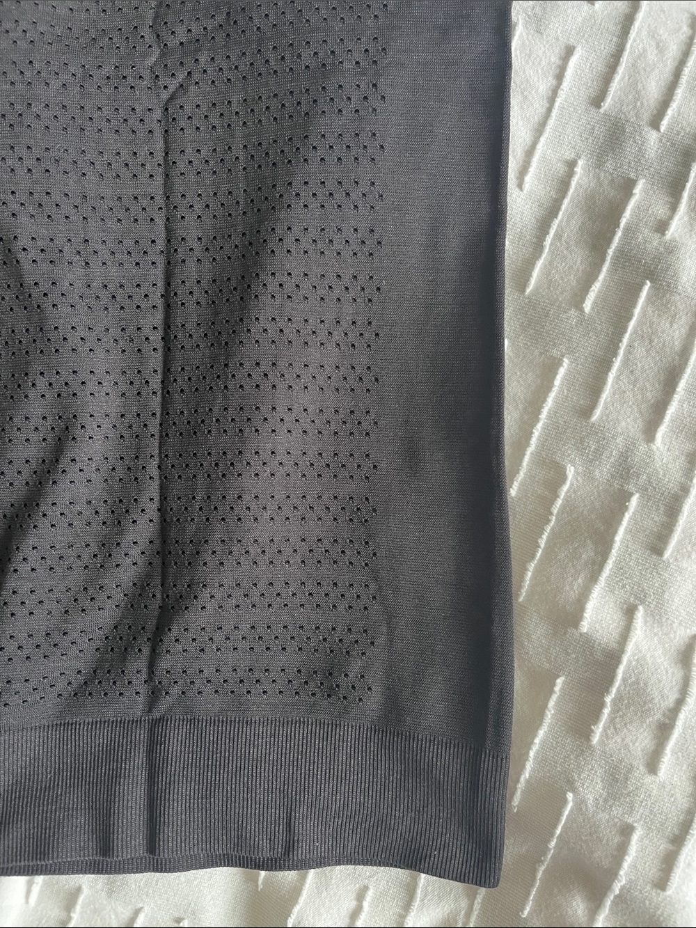 lululemon Black Perforated Workout Tank Top - Picture 9 of 9
